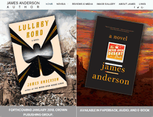 Tablet Screenshot of jamesandersonauthor.com